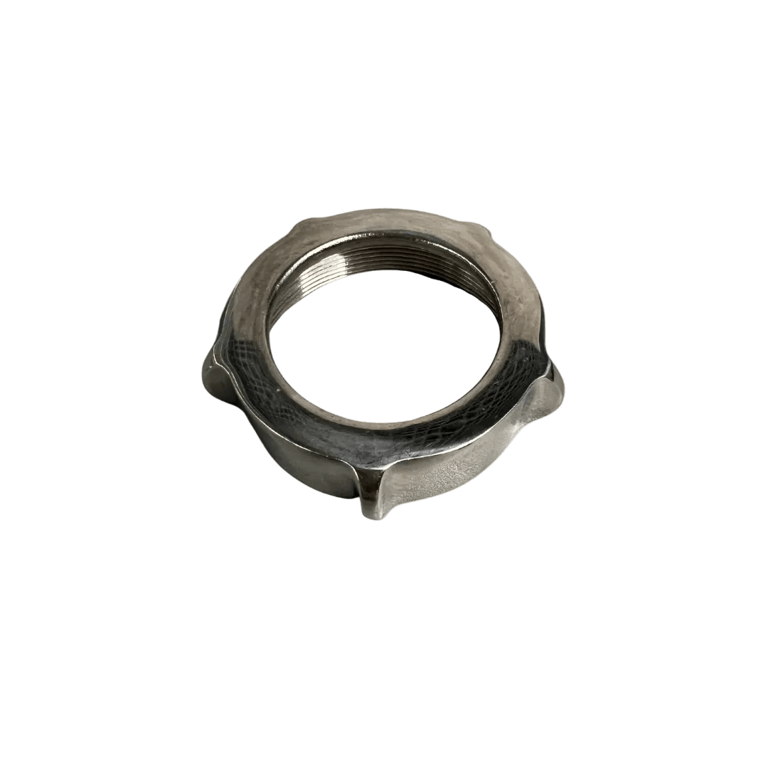 Metallischer Verschlussring mit Innengewinde für Hand-Fleischwolf