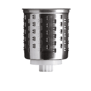 Metall-Birchertrommel, silberfarbene gelochte Oberfläche