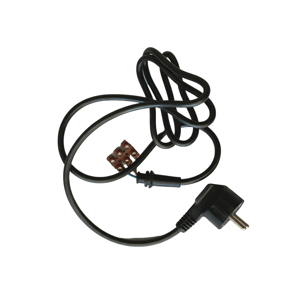 Anschlusskabel mit Netzstecker und festem Gerätestecker