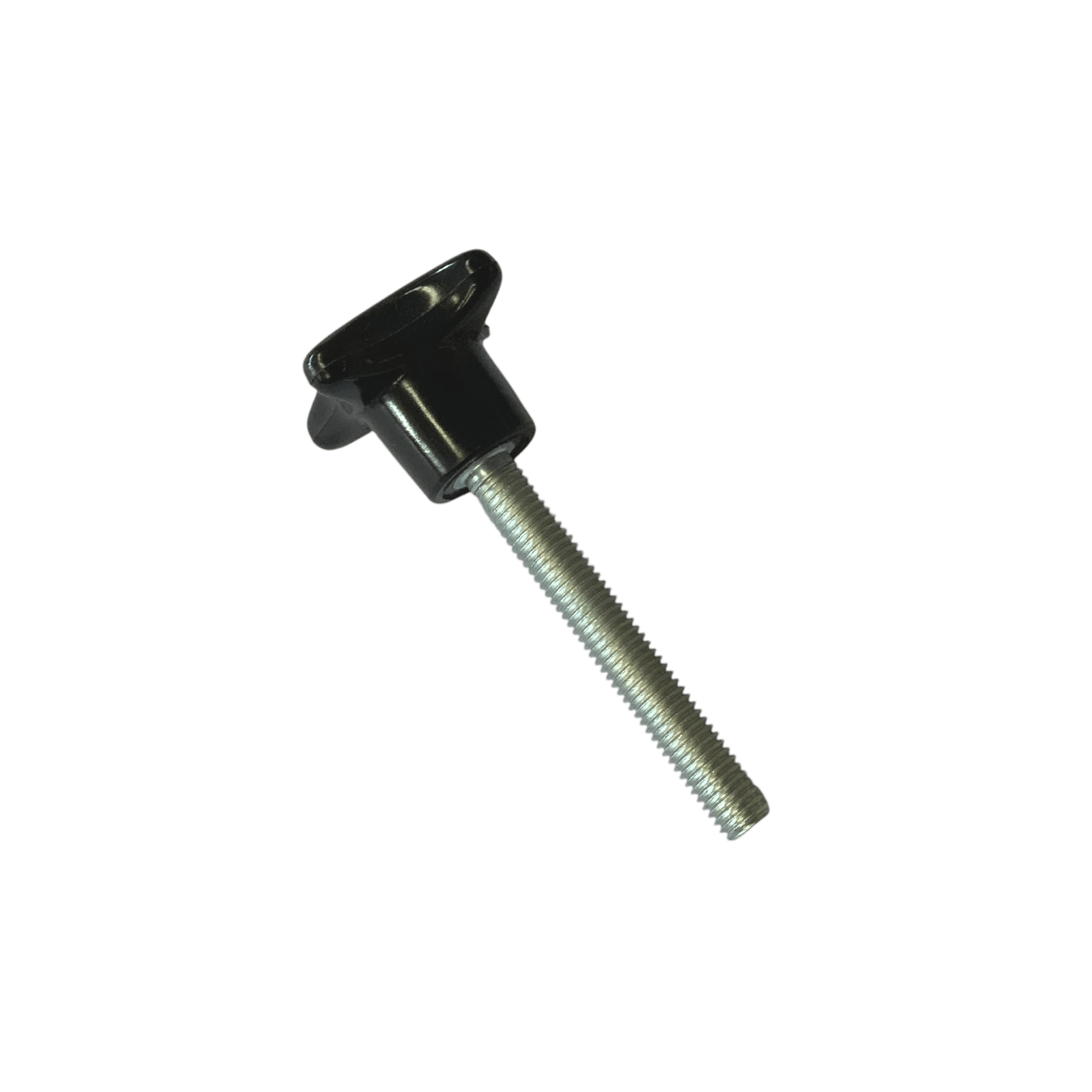 Kreuzgriffschraube DIN 6335 mit schwarzem Griff und Metallgewinde
