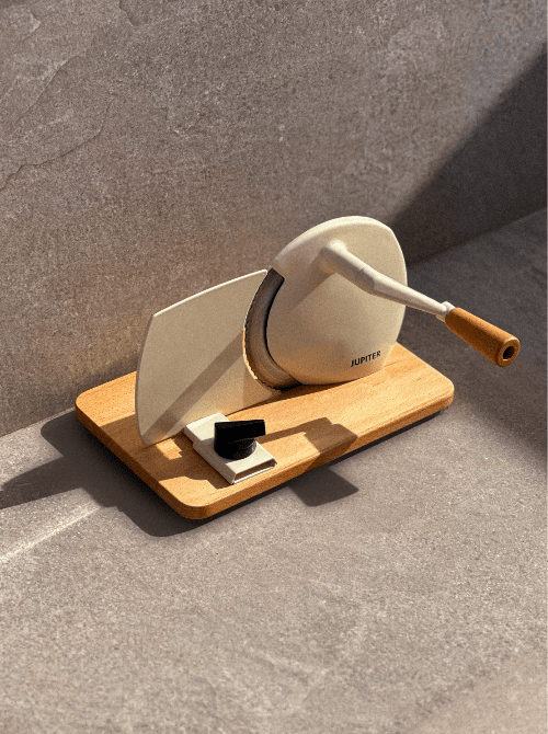 Allesschneider in beige