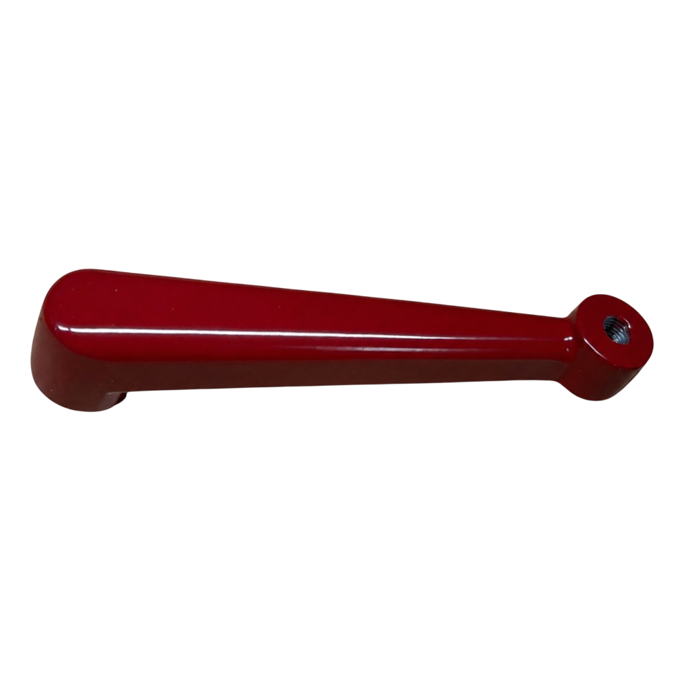 Crank arm without handle for manual all-purpose slicer red