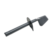 Thermomaster-Spatel mit langem Griff in dunklem Grau